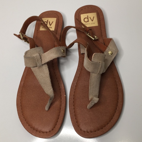 DV by dolce vita suede sandals sz 8 EUC 4/25 - Picture 2 of 5
